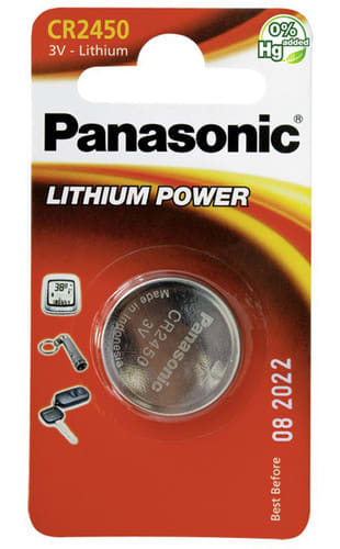 ALPHA ELETTRONICA SR - ALPPLP-CR2450 Lithium battery - CR2450 - 3V