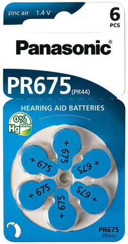 ALPHA ELETTRONICA SR - ALPPZP-PR675H Zinc air battery - PR675H - 1,4V