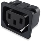 ALPHA ELETTRONICA SR - ALP23-18/3 3-pole panel socket for recessed fixing - C14