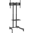 ALPHA ELETTRONICA SR - ALPSU3770/55 Telescopic Full-motion TV/Monitor Cart - 37"-70" - with shelf