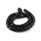 ALPHA ELETTRONICA SR - ALPSU930N COPRICAVO FLESSIBILE 1M NERO D.30MM