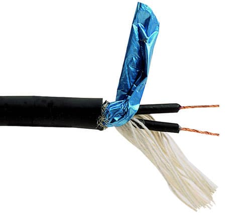 ALPHA ELETTRONICA SR - ALPWTR88 CAVO MICROFONICO 2X0.75 NERO