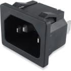 ALPHA ELETTRONICA SR - ALP23-5/3 SPINA DA PANNELLO C14 3POLI FASTON 6.3MM