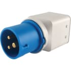 ALPHA ELETTRONICA SR - ALP23-78A CEE 2P+T 16A Plug to Universal socket