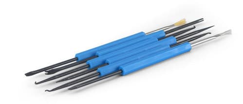 ALPHA ELETTRONICA SR - ALP98-560/1 SET 6 PINZETTE PER SALDATURA