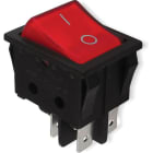 ALPHA ELETTRONICA SR - ALP320-002 Light Switch - 2P - DPST - ON / OFF - 15A @ 250V - 4 term. faston 6.3