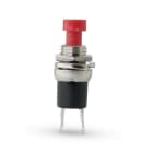 ALPHA ELETTRONICA SR - ALP330-002 Button - Red - 1P - SPST - OFF / (ON) - N.A. - 1A @ 250Vac - 2 term. to weld