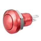 ALPHA ELETTRONICA SR - ALP330-007R Pulsante - Rosso - 1P - SPST - OFF/(ON) - N.A. - 2 term. a saldare