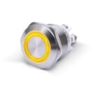 ALPHA ELETTRONICA SR - ALP330-060-3 PULS.ANTIVAN.1PON/-/OFF VITE 24V GIALLO