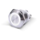 ALPHA ELETTRONICA SR - ALP330-062-6 PULS.ANTIVAN.1PON/-/OFF VITE 12V BIANCO