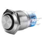 ALPHA ELETTRONICA SR - ALP330-065L-6 PULS.INT.1P ON/OFF SALD.ACCIAIO 19MM ...