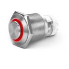 ALPHA ELETTRONICA SR - ALP330-072-B PULS.INT.1P ON/-/OFF LUNGO ROSSO