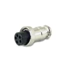 ALPHA ELETTRONICA SR - ALP40-20 Presa schermata a norma DIN - 5 poli