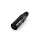 ALPHA ELETTRONICA SR - ALP40-66 XLR plug with cable strain relief - 3-pole