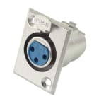 ALPHA ELETTRONICA SR - ALP40-80 Locking XLR panel mount socket - 3-pole - Grey