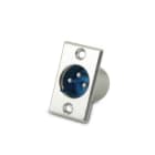 ALPHA ELETTRONICA SR - ALP40-90 Spina XLR da pannello - 3 poli - Grigio