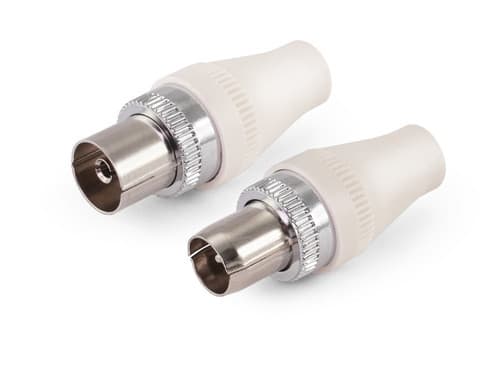 ALPHA ELETTRONICA SR - ALP51B Kit Spina e Presa schermate TV ø9,5mm (53-2 e 54-6)