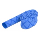 ALPHA ELETTRONICA SR - ALP520-G02B Guaina termorestringente antiscivolo - Restringimento 2:1 - ø15mm - Blu - 1m
