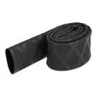 ALPHA ELETTRONICA SR - ALP520-G04 Guaina termorestringente antiscivolo - Restringimento 2:1 - ø20mm - Nero - 1m