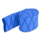 ALPHA ELETTRONICA SR - ALP520-G12B Guaina termorestringente antiscivolo - Restringimento 2:1 - ø30mm - Blu - 1m