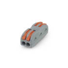 ALPHA ELETTRONICA SR - ALP542-22 MORSETTO 2 POLI PASSANTE CON LEVE