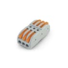 ALPHA ELETTRONICA SR - ALP542-23 Quick connector for cable clamp - 3 through poles - 6 clamps
