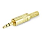 ALPHA ELETTRONICA SR - ALP11-28 ø3,5mm stereo jack plug with spring cable guide