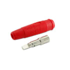 ALPHA ELETTRONICA SR - ALP20-124-1 PRESA BANANA COLORE ROSSO 4MM