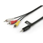 ALPHA ELETTRONICA SR - ALP81-097 CA.SP.4POLI A2AU1VD RCA 1.5M PER NOK
