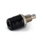 ALPHA ELETTRONICA SR - ALP20-314-2 BOCCOLA COLORE NERO 4MM