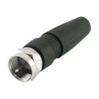 ALPHA ELETTRONICA SR - ALP86-212 Quick connection crimp F-type plug with for cable max. 6,6mm