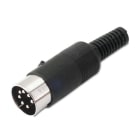 ALPHA ELETTRONICA SR - ALP9-1 Shielded DIN 41524 plug - 7-pole