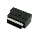 ALPHA ELETTRONICA SR - ALP92-260 Scart 21 poles Plug - 3 RCA Sockets + S-VHS Socket - With IN/OUT switch