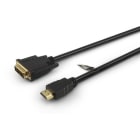 ALPHA ELETTRONICA SR - ALP93-592/0018B CAVO DVI-D SL 19P HDMI M/M NERO 1.8M