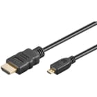 ALPHA ELETTRONICA SR - ALP93-596/02B HDMI® High-Speed with Ethernet plug to Micro HDMI® plug - 2m