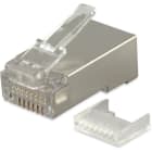 ALPHA ELETTRONICA SR - ALP94-909/3 SPINA RJ45 8P8C CAT5E SCHER.SOLID 50UIN