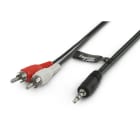 ALPHA ELETTRONICA SR - ALP11-3-002/3B Cable from Ø3.5 Stereo jack plug to 2 RCA audio plugs - 3m