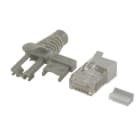 ALPHA ELETTRONICA SR - ALP94-919/1 RJ45 Cat.6A modular shielded plug for flex and solid wire with cap