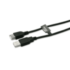 ALPHA ELETTRONICA SR - ALP95-601/3NB CAVO USB2 M/F TIPO A 3.0M NERO POLYBAG