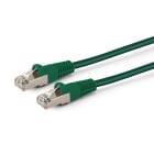 ALPHA ELETTRONICA SR - ALP95-701/01GRB Network patch cord cable in Copper Cat.5e Green F/UTP 1m