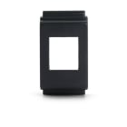 ALPHA ELETTRONICA SR - ALP96-500-04 ADATT.KEYST.COMPAT. BTICINO LIVING NERO