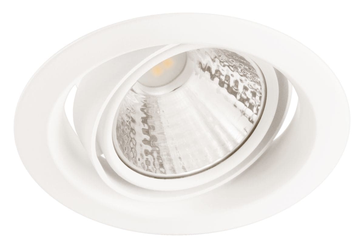 SIGNIFY ITALY SPA - PHA16402400 MAZDA Recessed Spot, Adjustable, 3 W, D70 mm, 185 lm, 4000 K, White, IP20