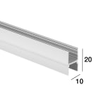 LINEA LIGHT (ILED) - ILD82846 PROFILO 20X10 ALLUMINIO GRIGIO 1M