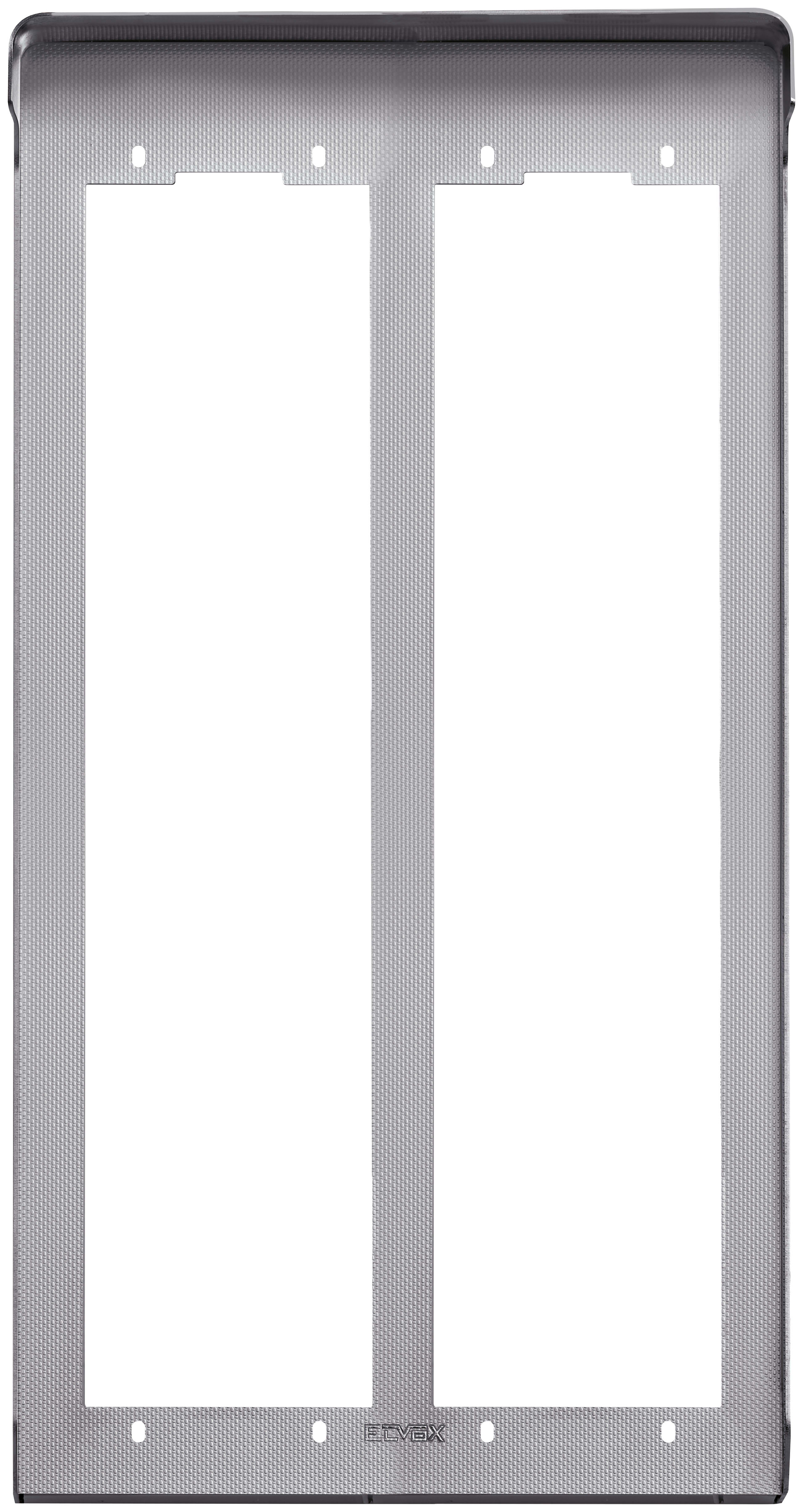 VIMAR SPA - VIW1P32 CORNICE PER 2 PLACCHE 3M ACCIAIO