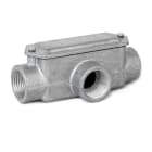 COSMEC - CSM6330-4 Scatola di infilaggio in lega di alluminio, tre vie a T, filettatura GAS 4", IP65