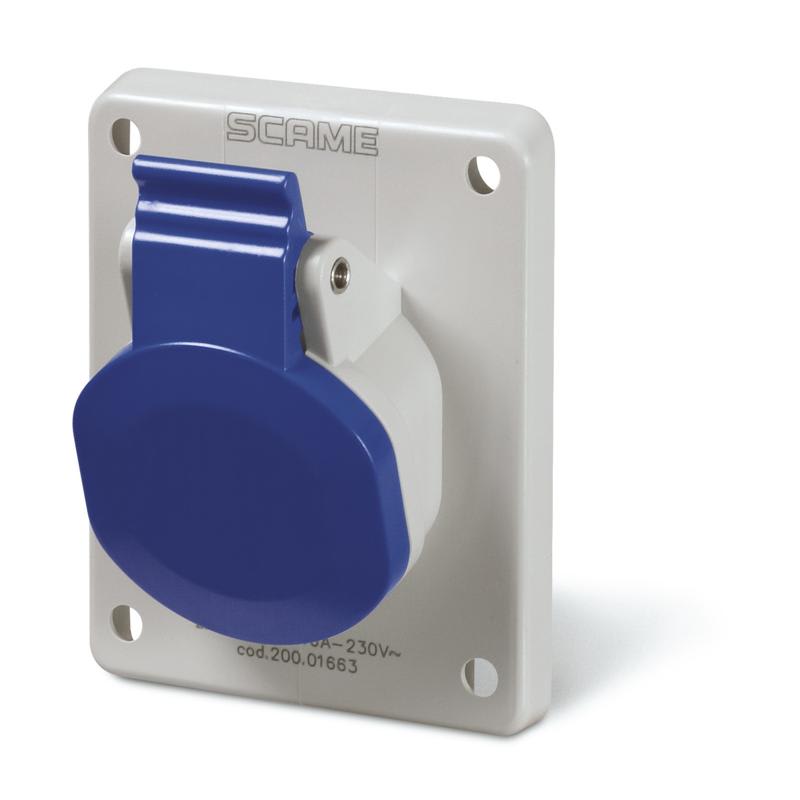 SCAME PARRE SPA - SCA200.01663 PRESA INC.VEICOLO EL. 2P+T 220V 16A IP44
