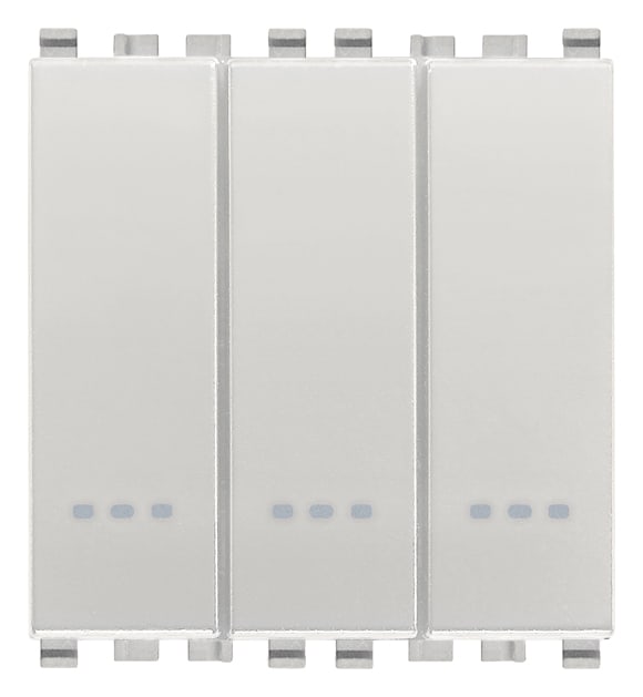 VIMAR SPA - VIW20003.N Tre interruttori 1P 20AX Next