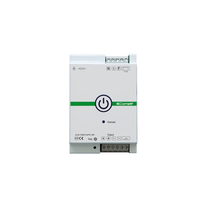 COMELIT GROUP SPA - COE20004521 ALIMENTATORE 24VCC DA FONDO QUADRO, 10A