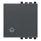 VIMAR SPA - VIW20022.L TASTO 2M SIMBOLO LUCE GRIGIO