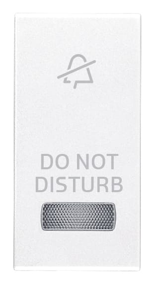 VIMAR SPA - VIW20026.DND.B TASTO 1M CON DIFFUSORE SIMB. DND BIANCO